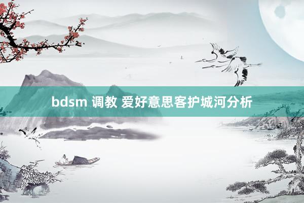 bdsm 调教 爱好意思客护城河分析