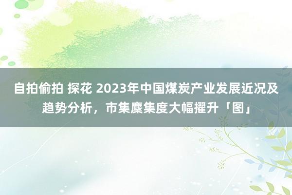 自拍偷拍 探花 2023年中国煤炭产业发展近况及趋势分析，市集麇集度大幅擢升「图」